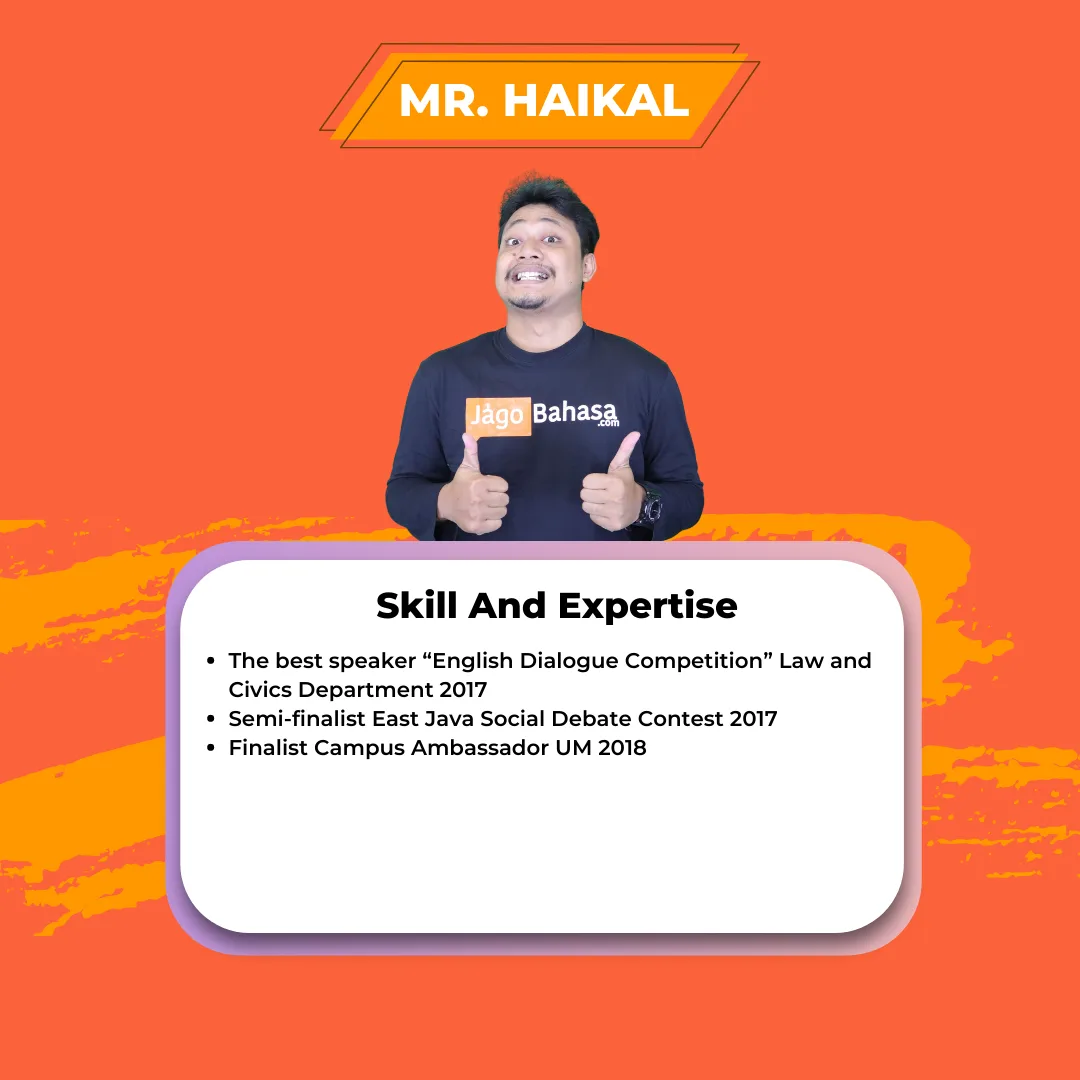 Mr. Haikal