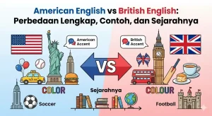 Perbedaan American English vs British English: Contoh, dan Sejarahnya